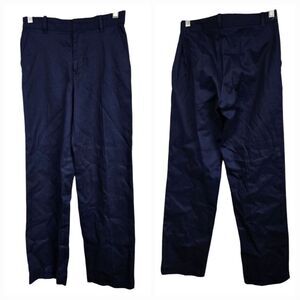 IZOD Boys Navy Chino Dress Pants School Uniform Formal Wedding Occasion Trouser
